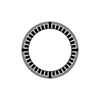 Geometric Circle Pattern, Minimalist, Modern Emblem, Minimalism vector