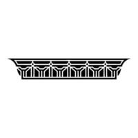 Art Deco Ornament Border, Geometric - Linear vector