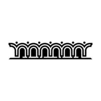 Geometric Ornament, Minimalist, Abstract Line Art vector
