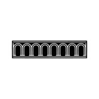 Geometric Archway, Minimalist, Serene Composition vector