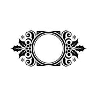Ornate Circular Frame, Vintage Elegance, Decorative Border, Ornament vector