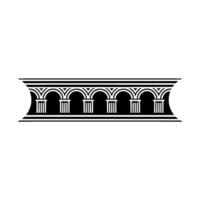 Geometric Archway, Classic, Minimalist Ornamentation vector