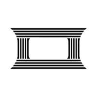 Geometric Frame, Classical Echo, Minimalist vector
