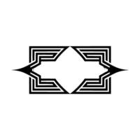 Geometric Arrowhead, Minimalist, Abstract Pattern vector