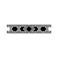 Geometric Deco Border, Streamlined Elegance - Artdeco vector