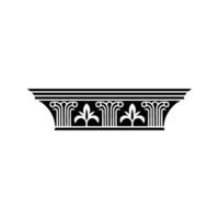 Classical Column Border, Elegant Element vector