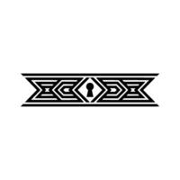 Geometric Key Motif, Minimalist, Shadowed Texture vector