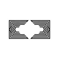 Geometric Divide Abstract Linear Framework vector