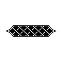 Geometric Lattice Emblem, Modern Minimalist vector