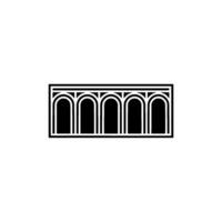 Minimalist Archway, Geometric Serenity vector