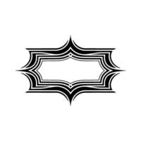 Geometric Tribal Frame, Minimalist - Abstract vector