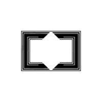 Geometric Frame, Minimalist , Modern, Abstract vector