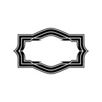 Geometric Deco Frame, Minimalist, Composition vector