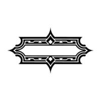 Art Deco Border Element, Geometric, Vintage Style vector