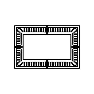Art Deco Frame, Geometric, Minimalist, Vintage, Elegant, Retro, Border, Pattern, Black, White, Composition, , Style, Abstract, Ornament, Luxury, , Template, Illustration, Backgroun