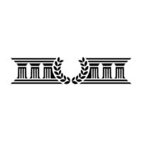 Geometric Classical Ornament, Minimalist vector