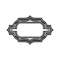 Art Deco Frame, Elegant Border, Vintage, Minimalist - Ornament vector