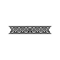 Geometric Deco Border, Vintage Style, Elegant vector