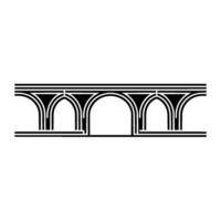 Geometric Archway, Minimalist, Serene Structure vector