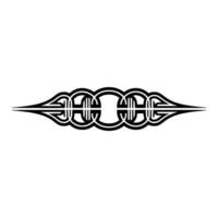 Intricate Celtic Ornament, Linear, Vintage Motif vector