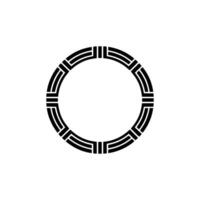 Geometric Circle Motif, Minimalist, Circular Pattern, Composition vector