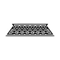 Geometric Tribal Pattern, Minimalist, Modern Art vector