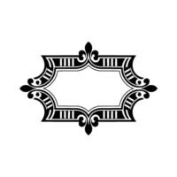 Elegant Ornate Frame, Vintage, Decorative Border, Ornament vector