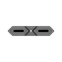 Geometric Deco Emblem - Modern Abstract vector