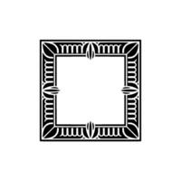 Geometric Deco Frame, Elegant Border, Vintage - Ornamentation vector