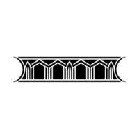 Art Deco Ornament, Geometric Border, Elegant, Pattern vector