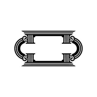 Elegant Deco Frame, Vintage Ornamentation, Minimalist, Stylized