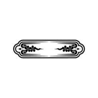 Elegant Vintage Border Element, Decorative Divider vector