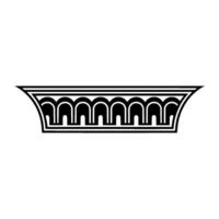 Art Deco Archway, Geometric Ornamentation, Minimalist - Art deco vector