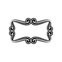 Elegant Ornate Frame, Vintage, Minimalist Background - Ornament vector
