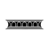 Geometric Archway, Minimalist, Modern Emblem - Minimalism vector