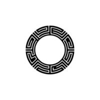 Geometric Circle Pattern, Minimalist, Circular Motif, Minimalism - Outline vector