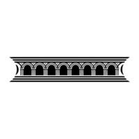 Art Deco Archway Border, Geometric Ornamentation - Art deco vector