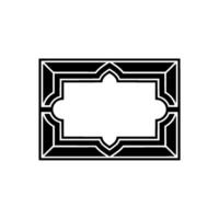 Geometric Frame, Subtle Gradient, Art Deco Influence vector