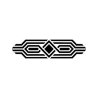 Geometric Deco Emblem Modern Abstract vector