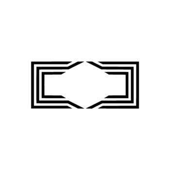 Geometric Framework, Minimalist, Abstract Shape vector