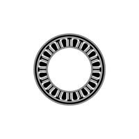 Geometric Circle Motif, Minimalist, Circular Pattern, Minimalism - Monochrome vector