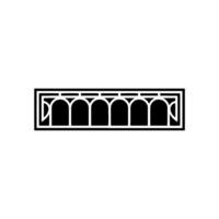 Geometric Archway, Minimalist, Architectural Motif - Minimalism vector
