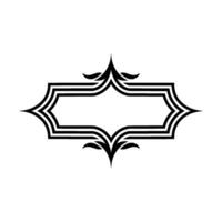 Elegant Deco Border, Vintage Ornament, Minimalist - Frame vector