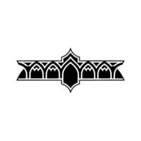 Geometric Arch Ornament, Art Deco Style - Art deco vector