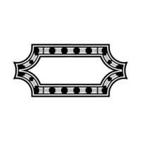 Art Deco Frame, Geometric Ornament, Vintage Elegance - Art deco vector