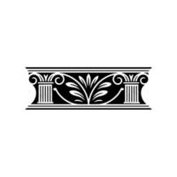 Classical Ornament Border, Elegant, Vintage Motif vector
