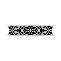 Intricate Celtic Border, Vintage, Elegant Ornamentation - Ornament vector