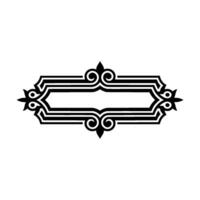 Art Deco Frame, Elegant Ornamentation, Vintage - Art deco vector
