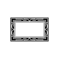 Art Deco Frame, Elegant Border, Vintage, Minimalist Composition - Art deco vector
