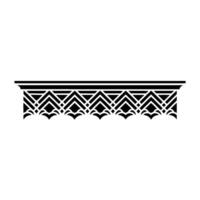 Art Deco Geometric Border, Elegant Element, Pattern - Art deco vector